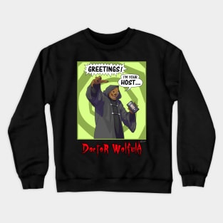 Dr. Wolfula - Comic Swirl Crewneck Sweatshirt